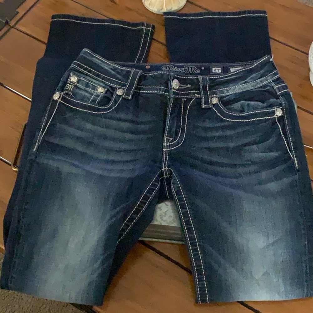 Miss Me Dark Blue Boot Cut Jeans